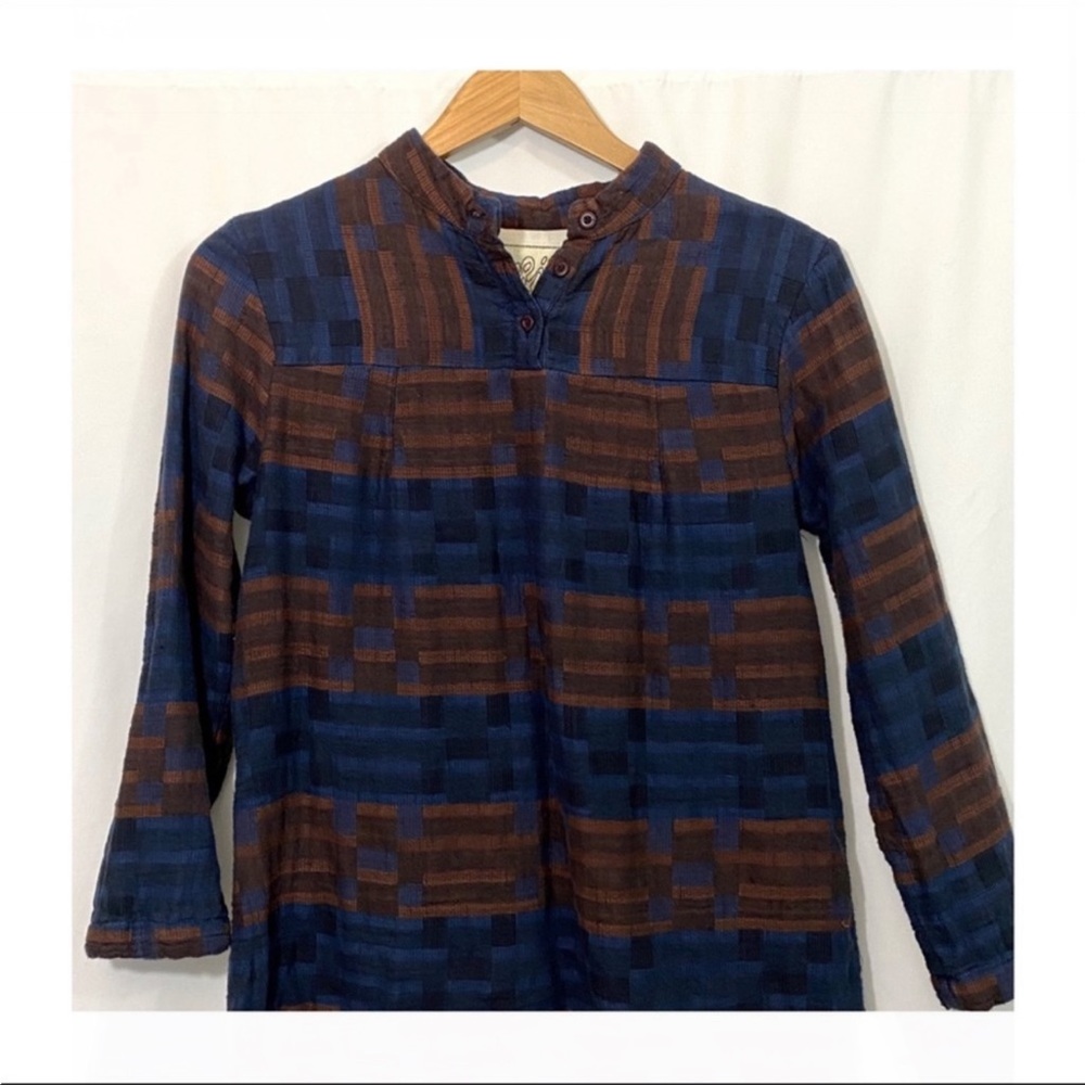 Ace & Jig Long Sleeve Woven Cotton Top - Picture 3 of 10
